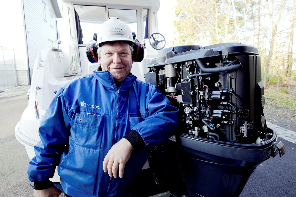 Skipselektriker Eigel Ingvar Thom innehar shippingaksjer for rundt 50 millioner kroner. Foto: Alf Øystein Støtvig