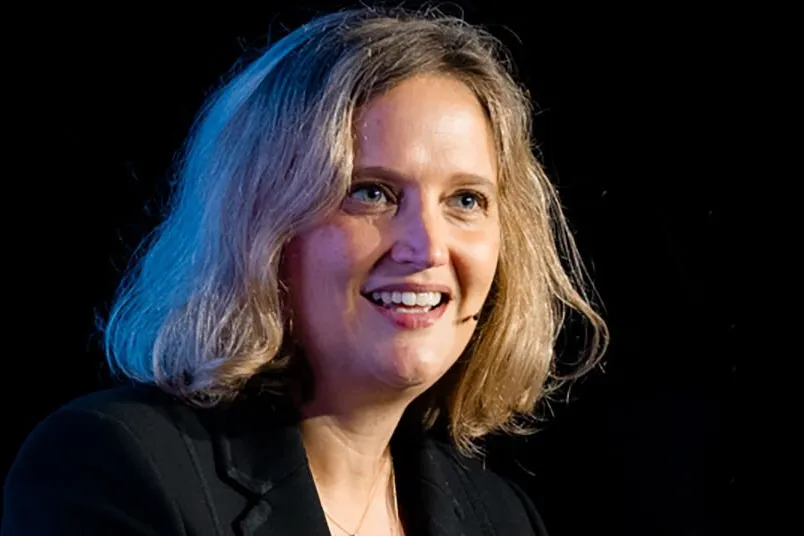 Marie-Caroline Laurent speaks at TradeWinds Shipowners Forum at Nor-Shipping.
