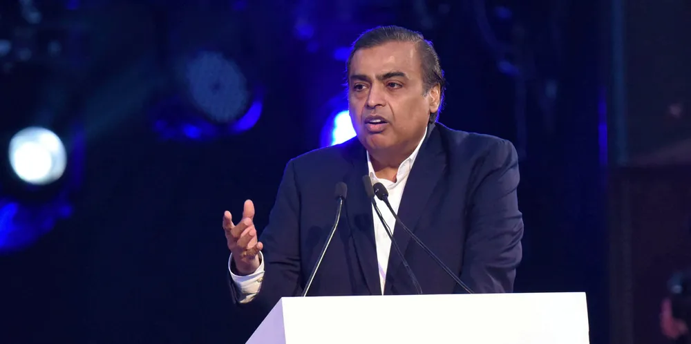 Reliance Industries chairman Mukesh Ambani.