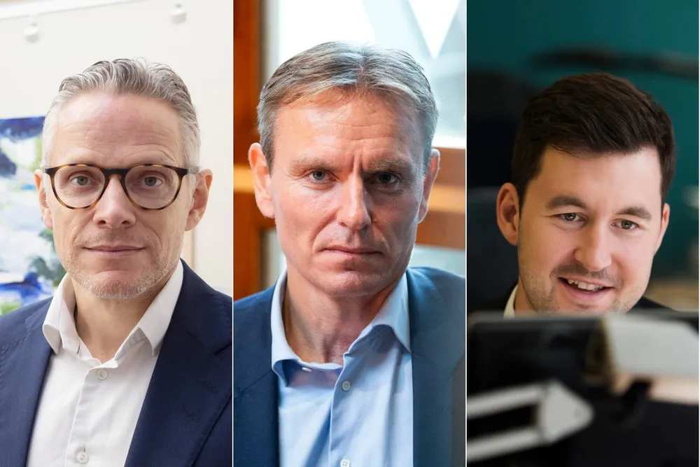 Christian Lie, Gaute Eie og Joachim Bernhardsen er litt uenige om hvilke konsekvenser Deepseek vil få for aksjemarkedet fremover.