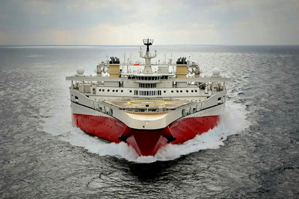 Full steam ahead: PGS' Ramform Tethys