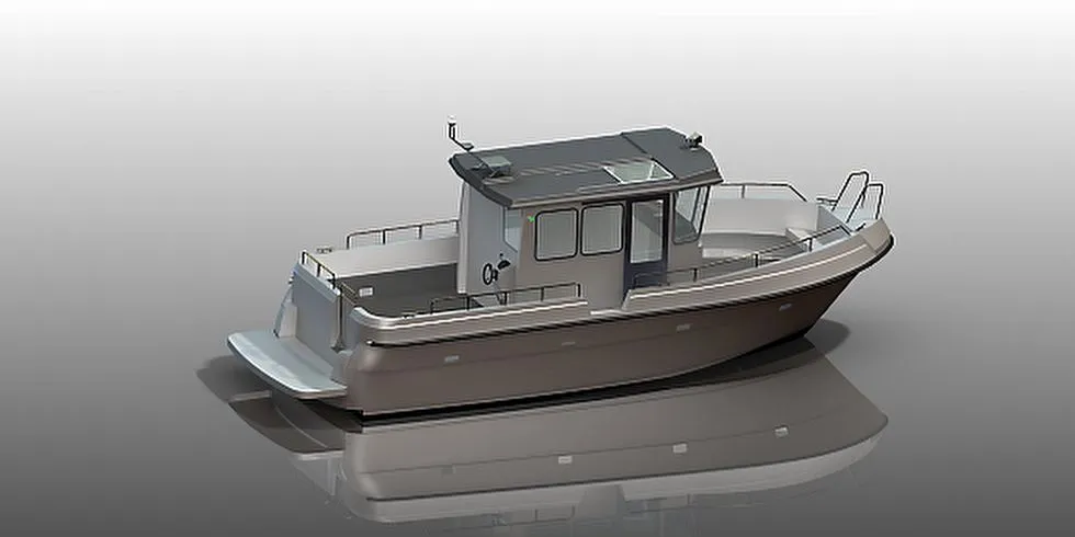 Den nye modellen NB 29 Pro. Illustrasjonsteikning: NB Marine.