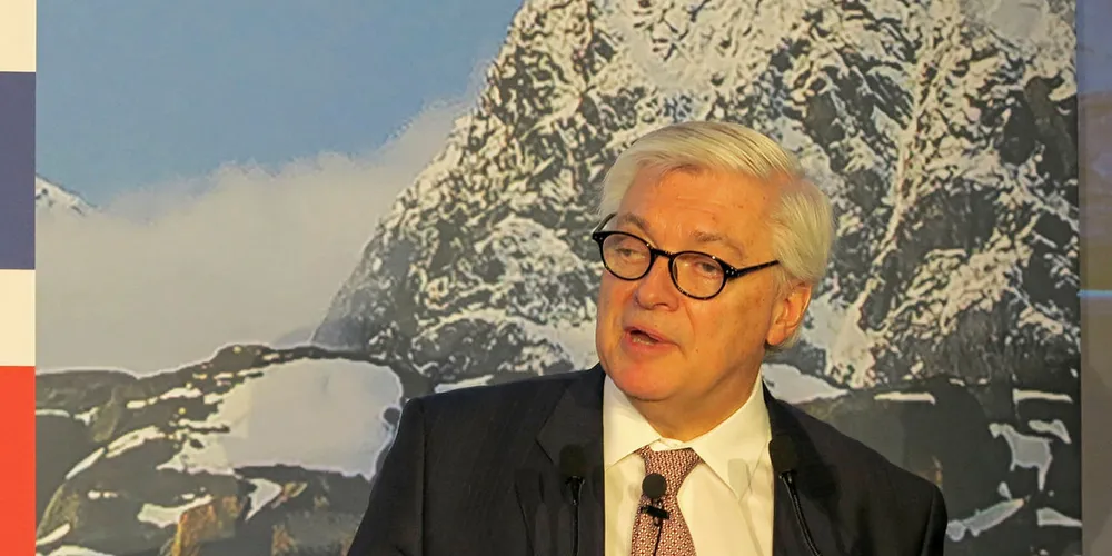 FORSIKRINGER: Ambassadør Wegger Chr. Strømmen forsikret britene at alt som kreves fra norsk side vil gjøres for at handelen med Storbritannia går så problemfritt som mulig.