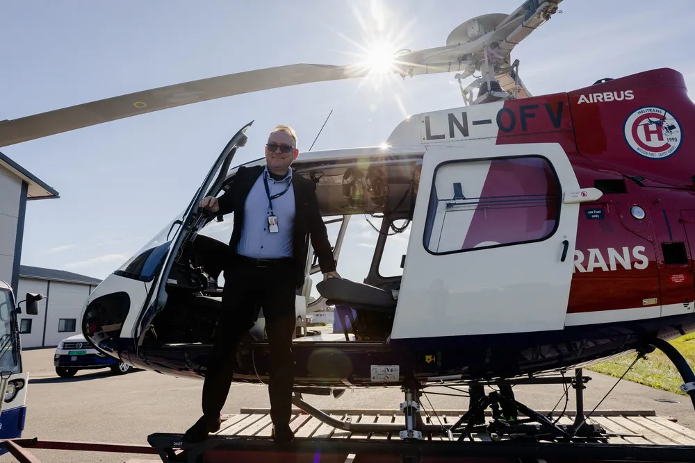 Tidligere Norwegian-topp Ole Christian Melhus har i fire år forsøkt å snu trenden i Helitrans. Fredag ble det meldt oppbud i selskapet.