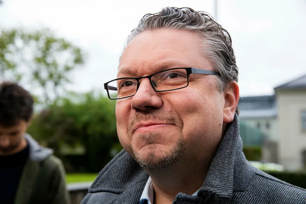 Tidligere Frp-politiker Ulf Leirstein er nå uavhengig stortingsrepresentant. Her er han før foredraget til Steve Bannon i Oslo Militære Samfund.