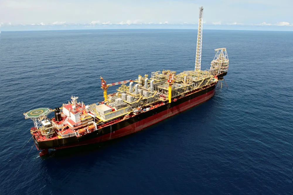 At work: The TEN FPSO off Ghana