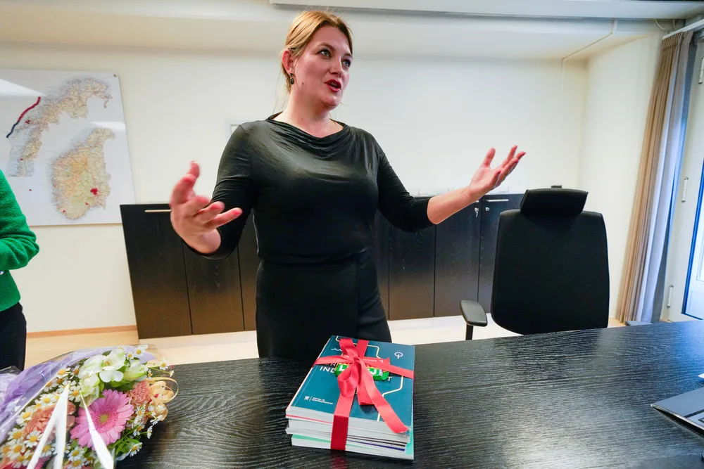 Cecilie Myrseth tok over som næringsminister etter Jan Christian Vestre i april.
