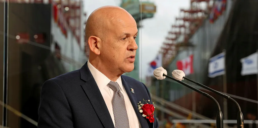 Zim president and chief executive Eli Glickman expects a strong financial performance by the Israeli-liner operator in the first half of the year.