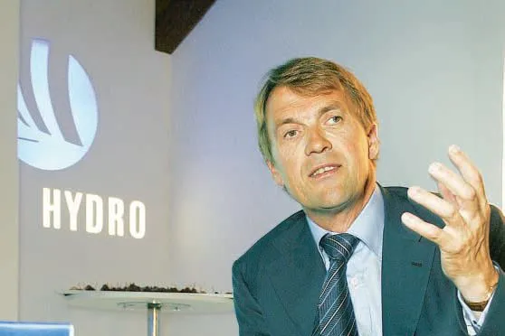 Right direction: Norsk Hydro boss Eivind Reiten