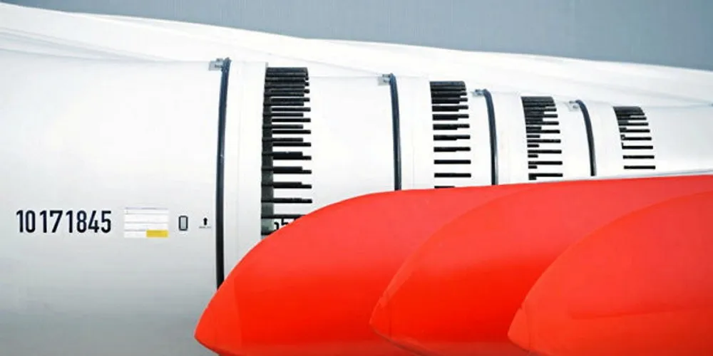 TPI Composites wind turbine blades.