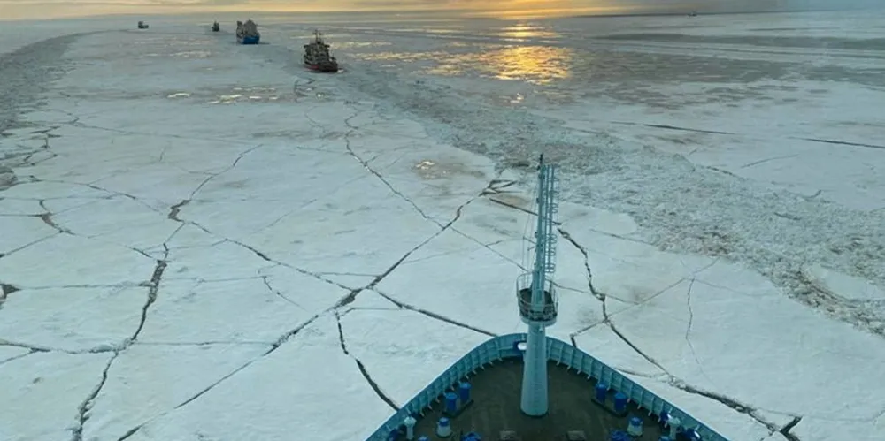 Russia is building more ice-breakers in its effort to open up the Northern Sea Route for year-round navigation.