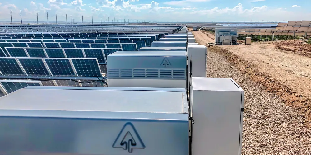 Invinity vanadium flow battery installation