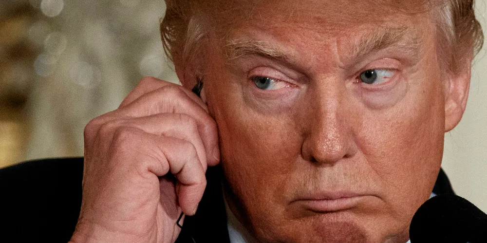 US President Donald Trump has been criticized for his inadequate response to the coronavirus crisis. As ever he has denies reponsibility (AP Photo/Evan Vucci)