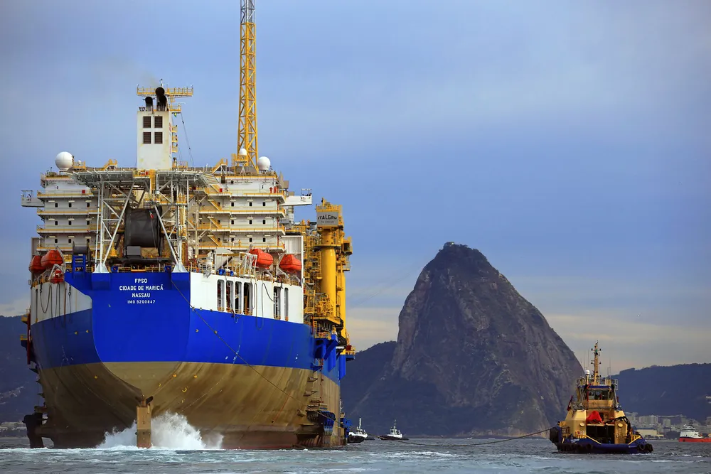 Output: the Cidade de Marica FPSO was producing 150,000 bpd from just seven wells in May