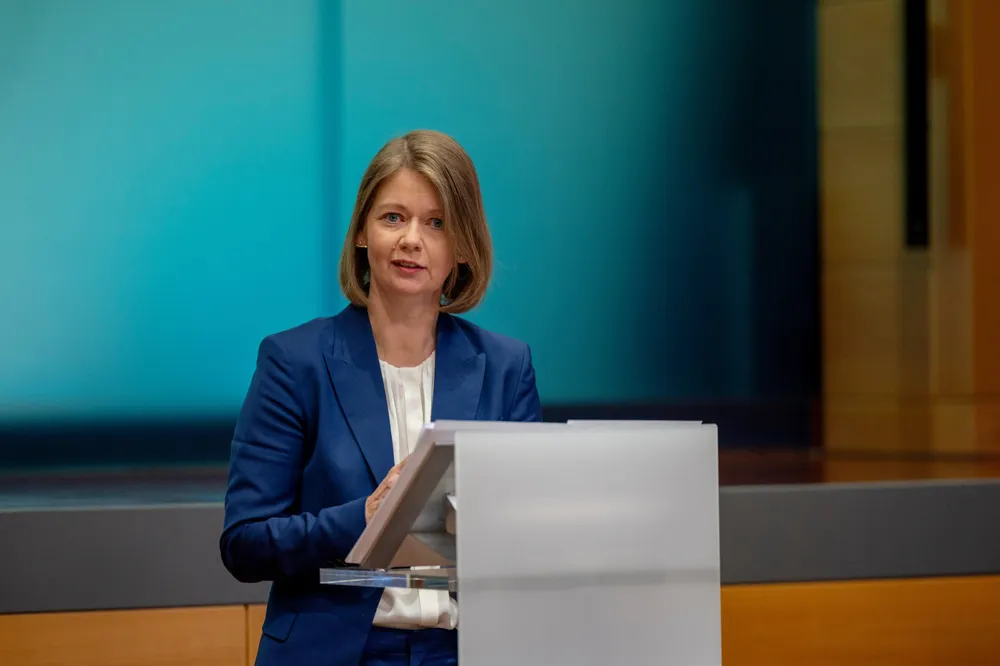 Sentralbanksjef Ida Wolden Bache.