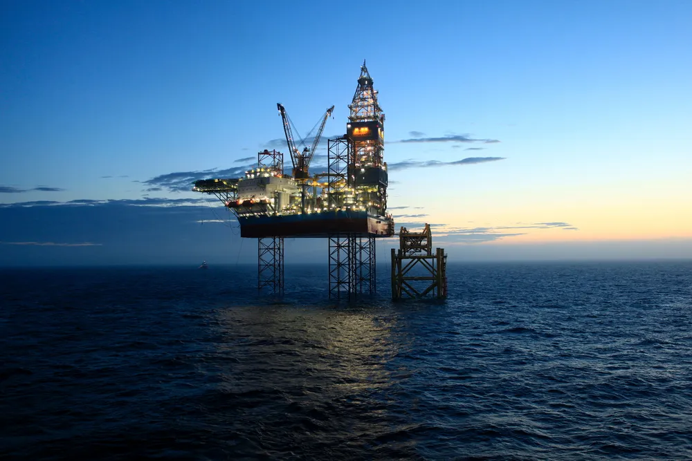 Drilling starts: with the Maersk Highlander at Culzean