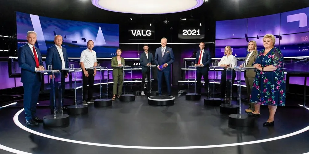 Det er ikke veldig store forskjeller i kraft-politikken til de ni stortingspartiene, men noen nyanser er det. Bildet er hentet fra TV2s partilederdebatt.