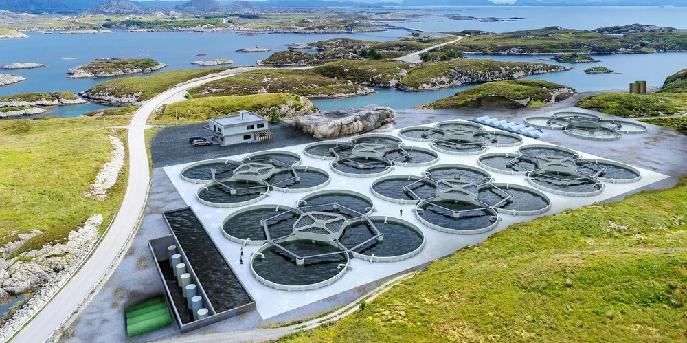 This is how Bulandet Miljofisk's land-based project will look.