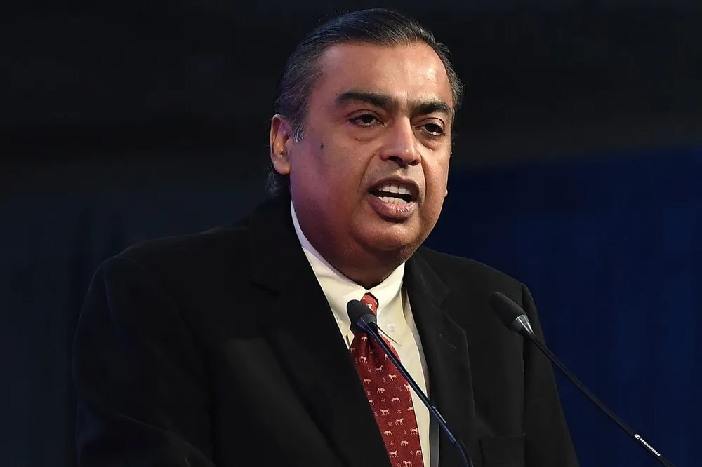 Reliance Industries chairman Mukesh Ambani.