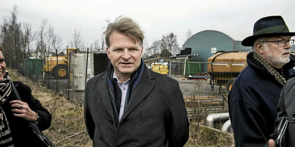Nordic Aquafarms CEO Erik Heim. Erik Heim.