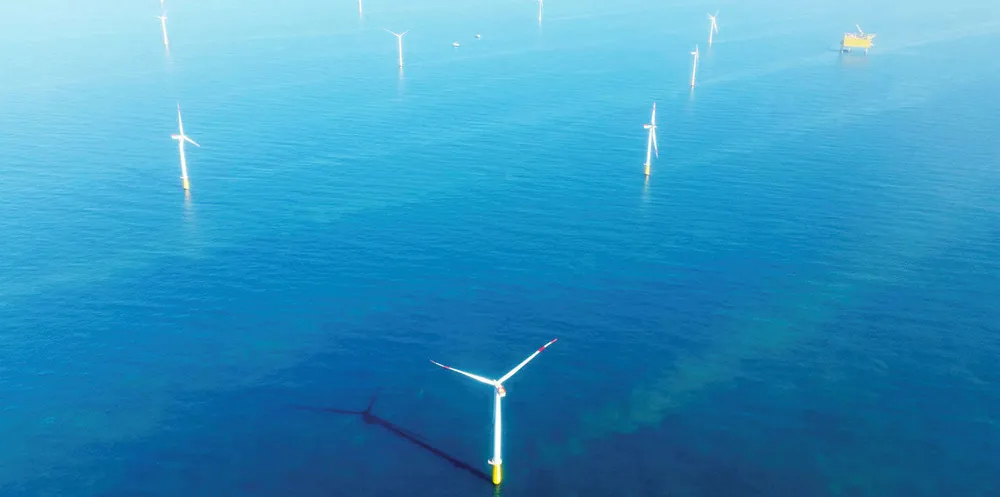 The DanTysk project in the German North Sea.