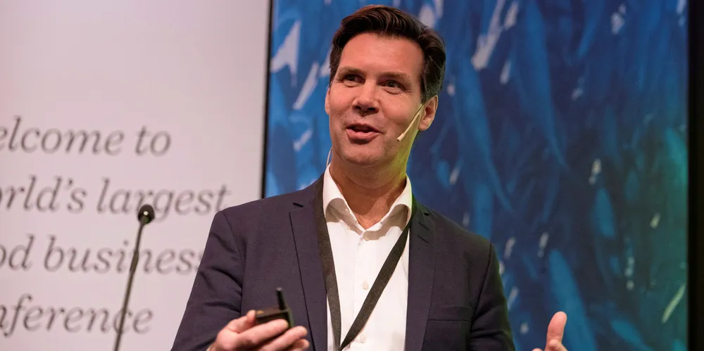 Lerøy Seafood-sjefen Henning Beltestad ser høyere inntekter, men også økte kostnader.