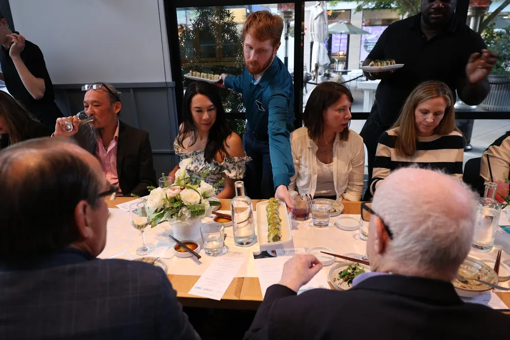 At a recent tasting event at Seattle's Bamboo Sushi, guests were introduced to the main attraction on the menu.
