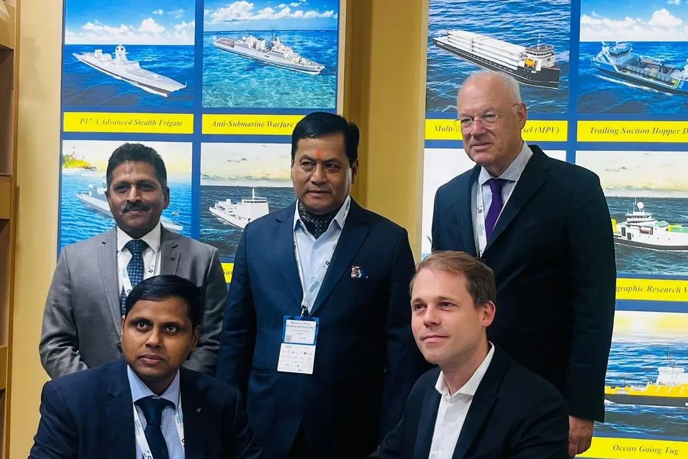 Garden Reach Shipbuilders & Engineer signs an MoI for four more multipurpose vessels to be built for Germany’s Carsten Rehder.