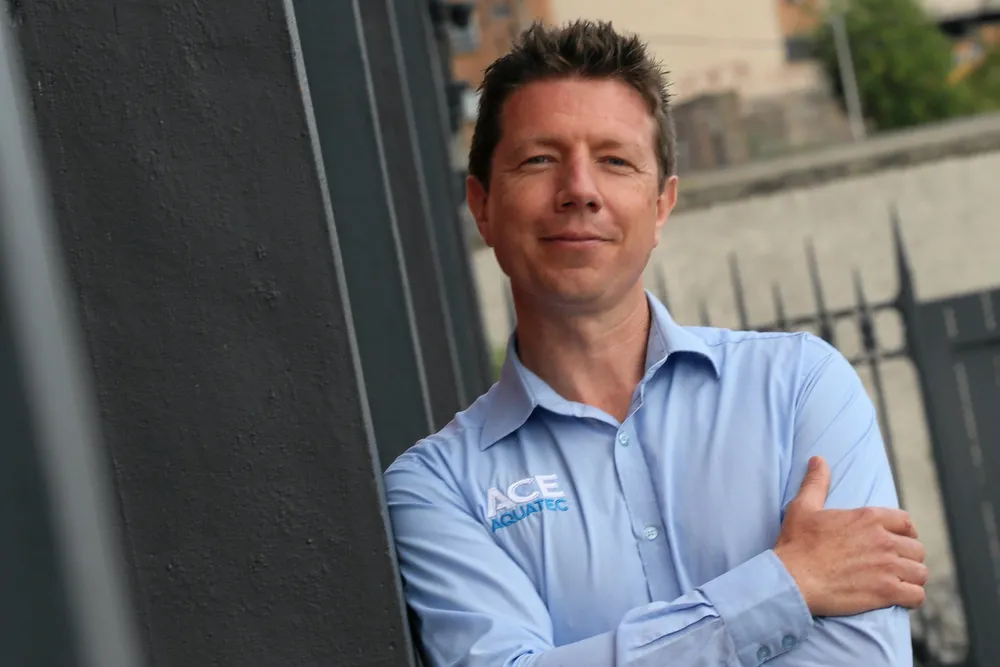 Ace Aquatec CEO Nathan Pyne-Carter