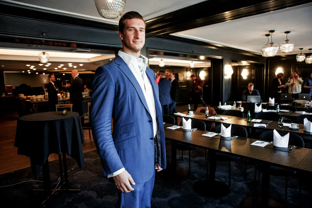 Pierre Vannineuse er grunnlegger og sjef for fondet Alpha Blue Ocean. Fondet får fire millioner i bot fra Finanstilsynet for brudd på rapporteringsplikten.