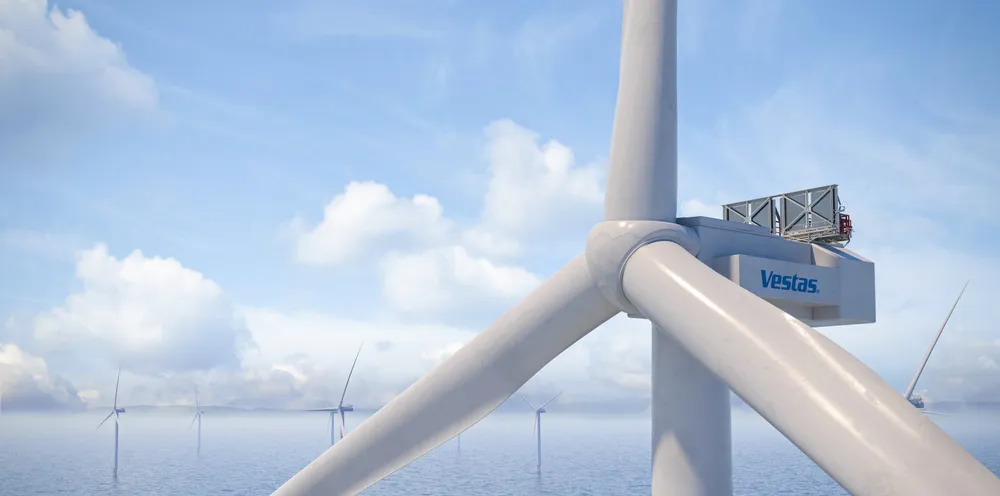 A rendering of the Vestas 15MW turbine.