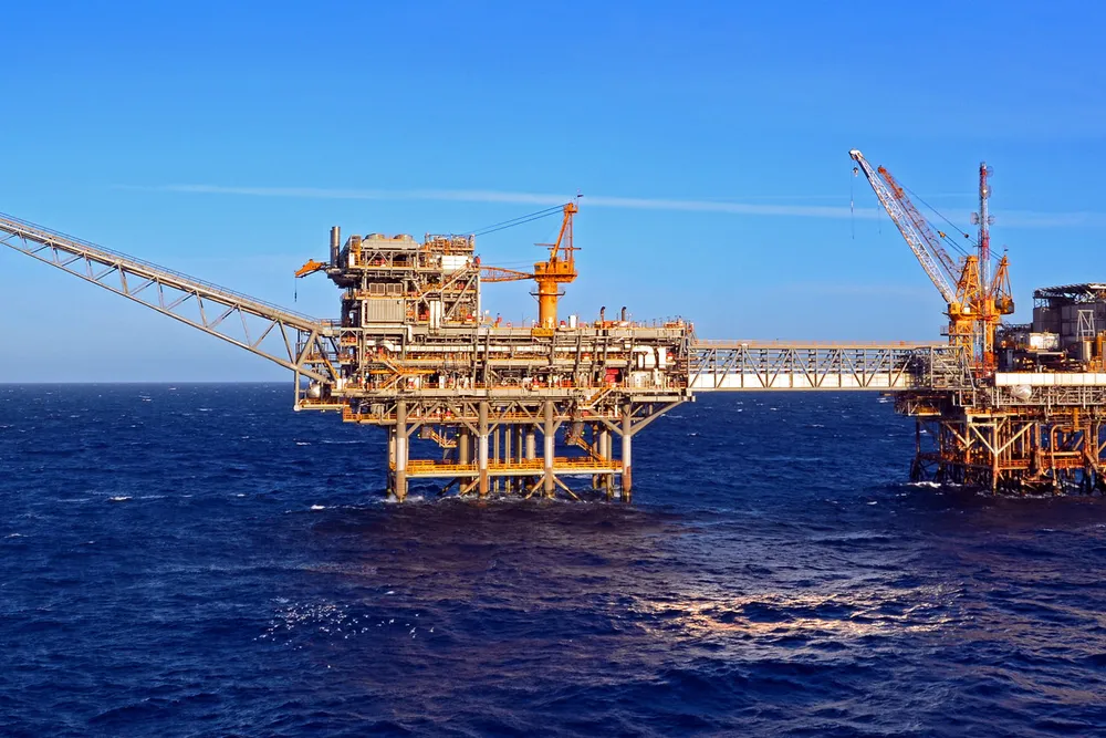 Bass Strait platforms: the Marlin A and Marlin B platforms