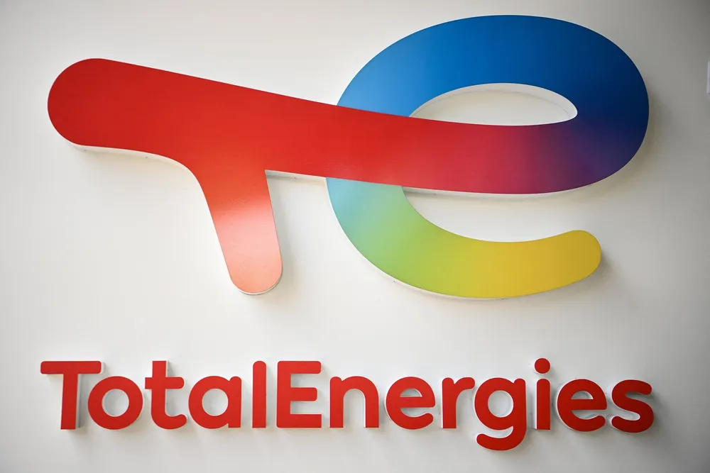 TotalEnergies logo.