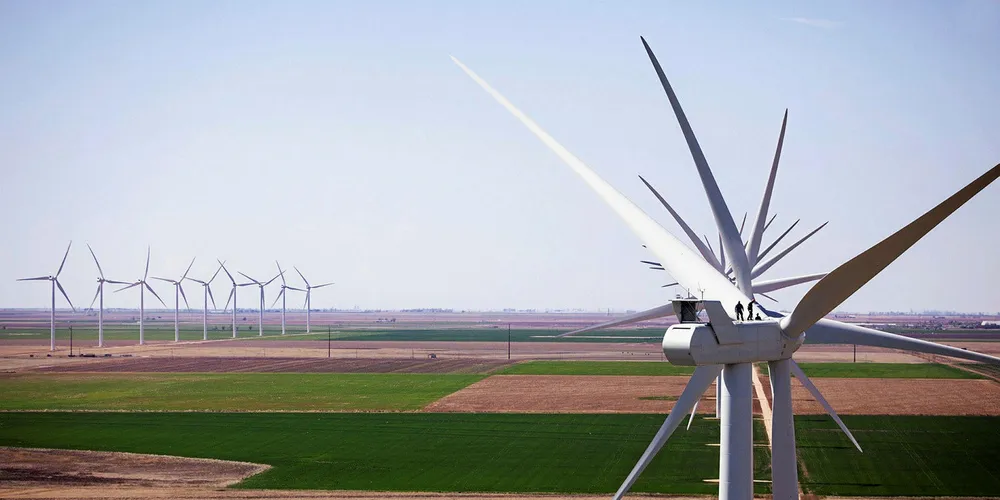 Vestas turbines in Texas. The Xcel projects would use 500 of the OEM's 2MW machines.