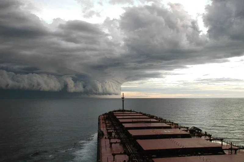 Incoming: fields off Western Australia are being shut in with the approach of Cyclone Clare