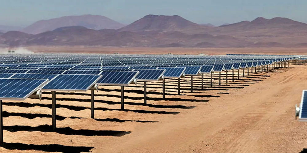 Etrion's 20MW Salvador project in Chile's Atacama region, part of the country's growing renewables fleet