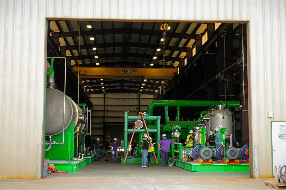 Electric Hydrogen in the midst of fabricating a 100MW green hydrogen plant in Texas.