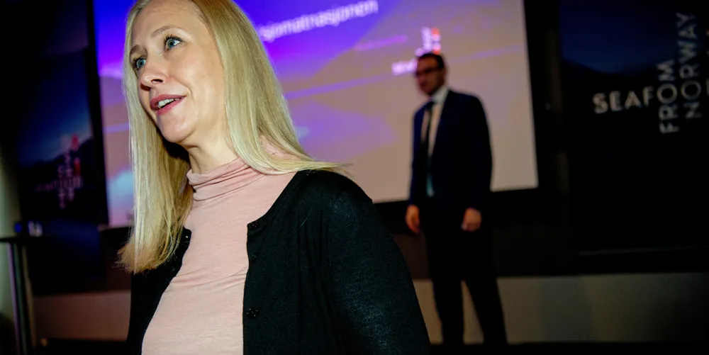 Administrerende direktør i Norges sjømatråd Renate Larsen.