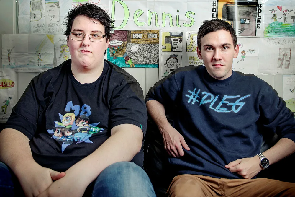 Preben Fjell (27, til venstre) og Dennis Vareide (27) legger ned Youtube-kanalen Prebz og Dennis. Foto: Hampus Lundgren