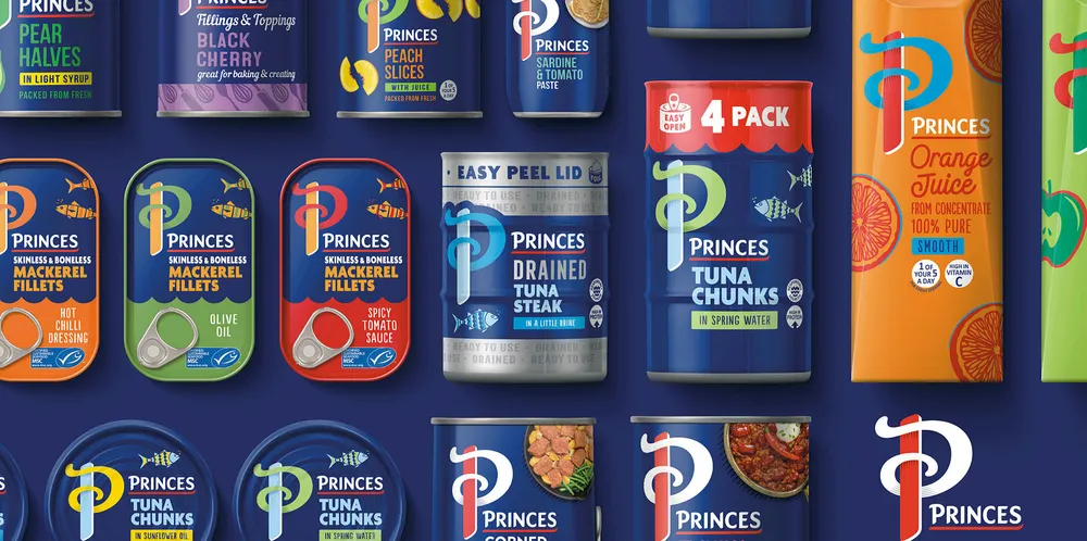 Princes new product brand.