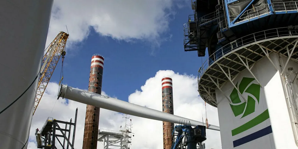 Last of 42 turbines installed at the 309 MW Rentel offshore wind farm