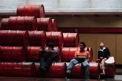 Oversupply: data showing a larger than expected build in US crude inventories weighed on prices