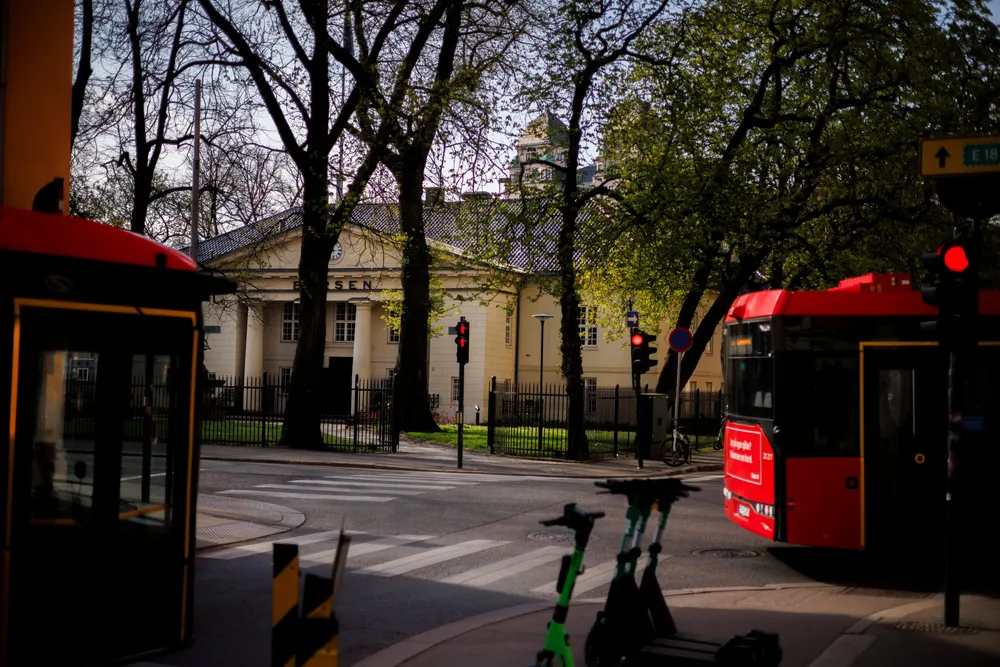Oslo Børs har steget litt over fire prosent hittil i år.