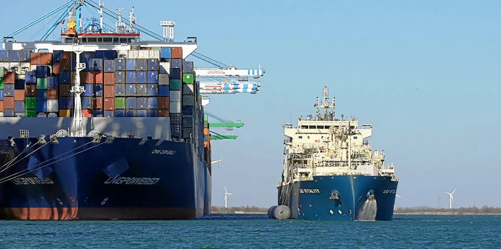 The latest newbuilding will be the forth 18,600-cbm LNG bunker vessel for TotalEnergies, which already operates the similar-size Gas Vitality (built 2021), shown right, out of Marseille.