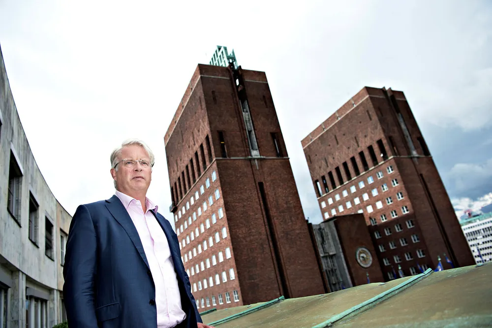 Henrik Christensen, styreleder i Norske Skog. Foto: Elin Høiland