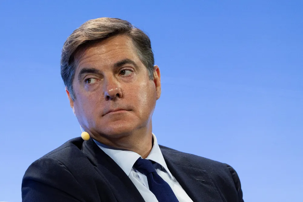 Venture Global chief executive Mike Sabel participates in a panel discussion during the CERAWeek by S&P Global conference in Houston, Texas, US, on 12 March 2025.