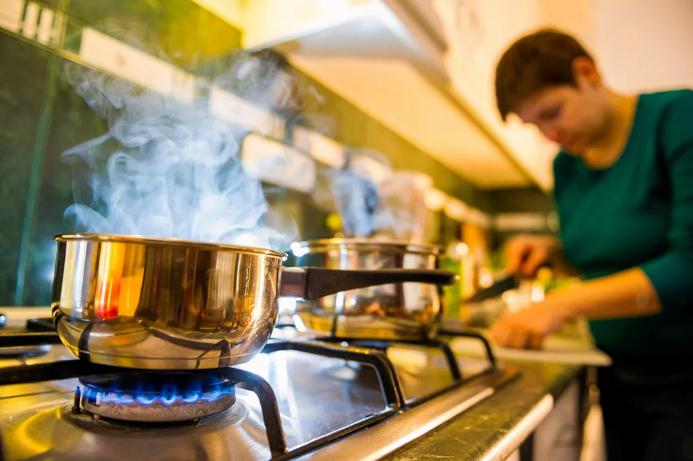Cooking with gas.