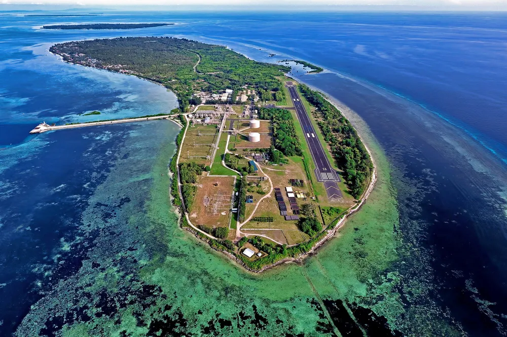 Production facilities: EMP's Kangean production sharing contract in Indonesia.