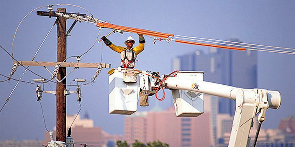 Oncor worker.