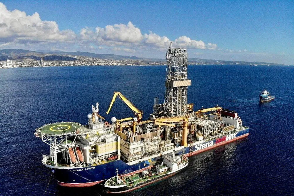 On the move: drillship Stena Forth will work for Shell in Egypt this year.